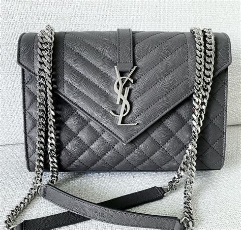 ysl grey handbag|yves saint laurent bag price.